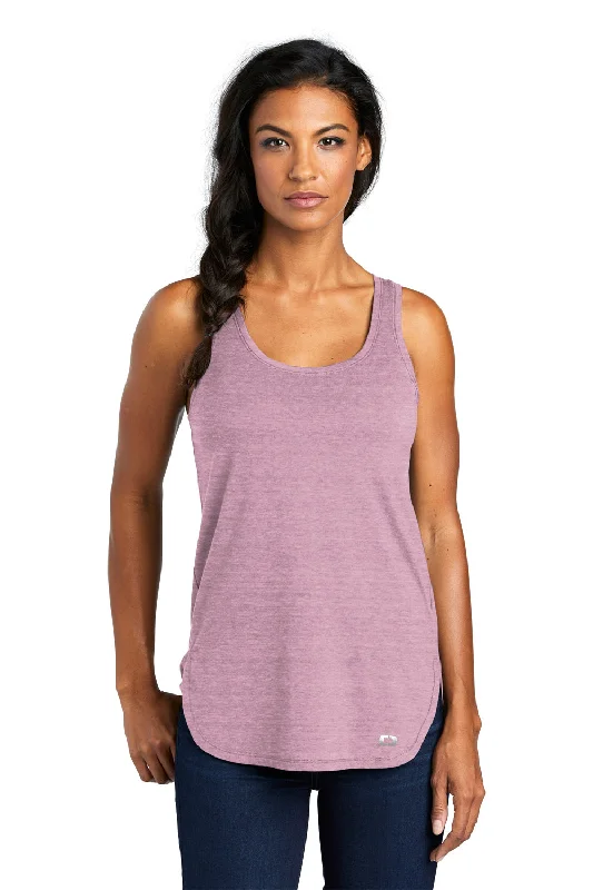 Ogio Womens Luuma Jersey Moisture Wicking Tank Top - Heather Lilac Pink