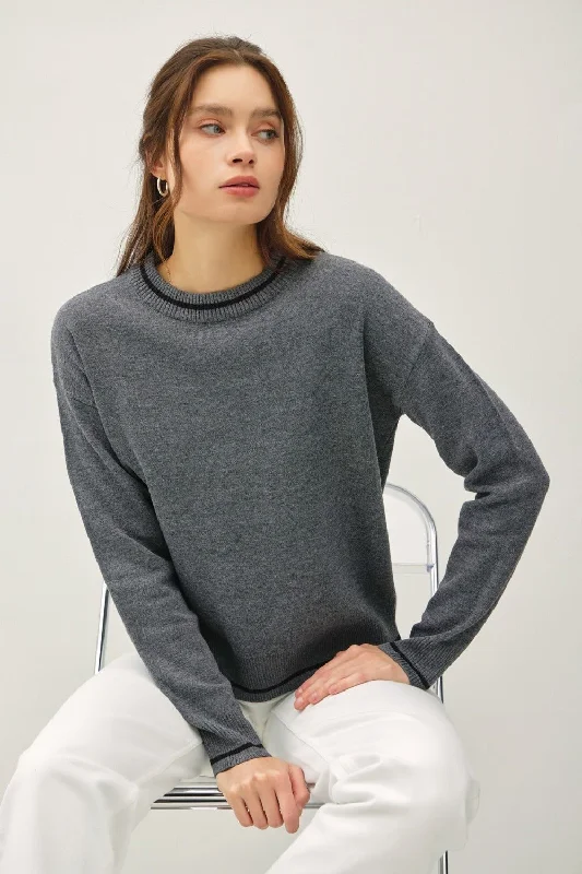 Claire Sweater - Charcoal